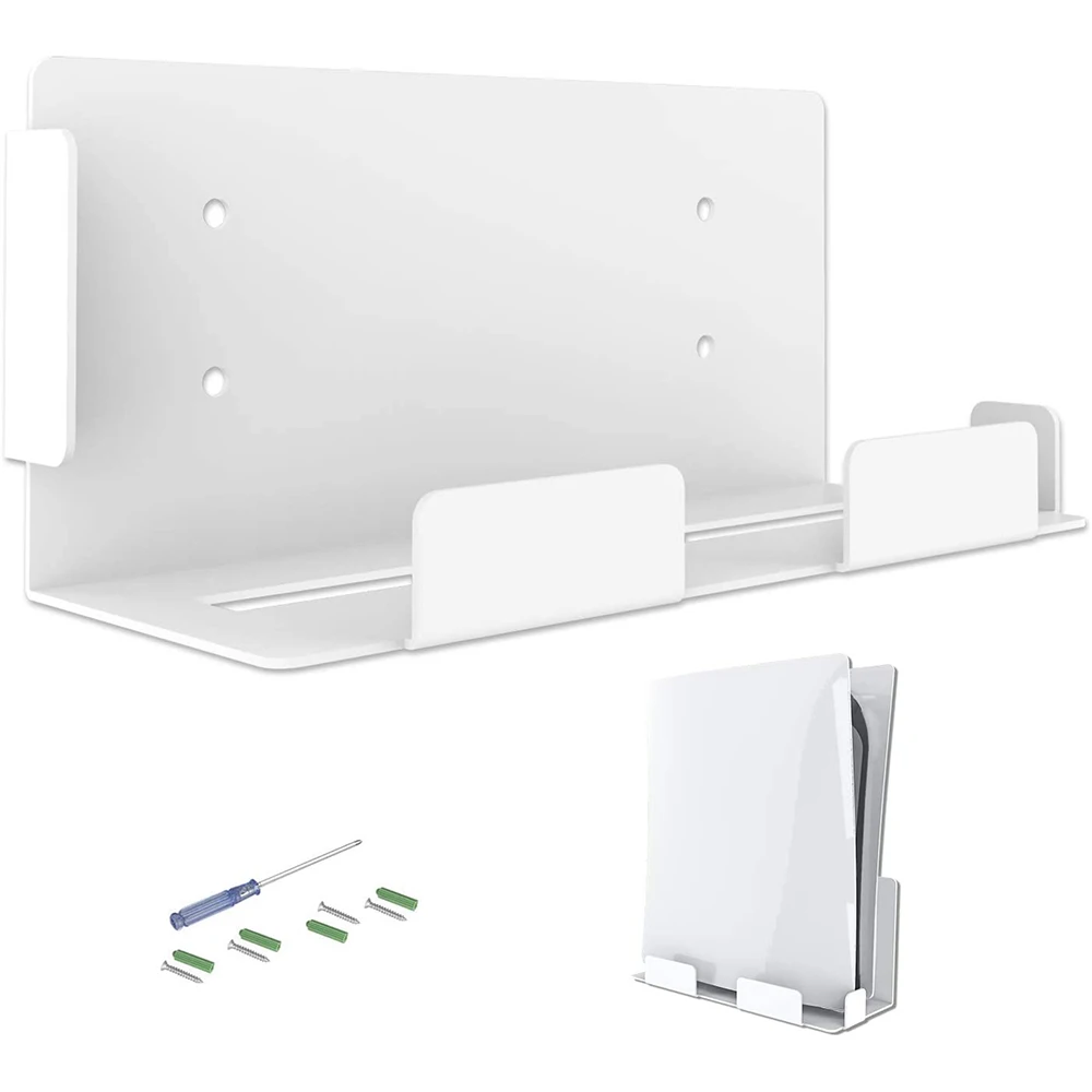 

Настенный держатель для консоли Sony PlayStation 5, PS5, игровой хост, кронштейн для хранения, подставка для аксессуаров PS5