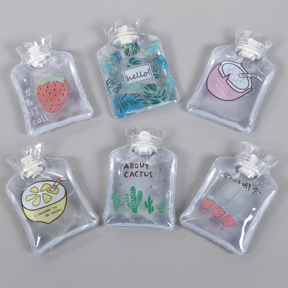 Складная сумка для горячей воды утолщенная прозрачная рук кемпинга портативная