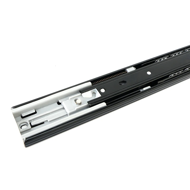 Металлическая направляющая BETOCI черная Бесшумная для ящиков мягкое закрытие