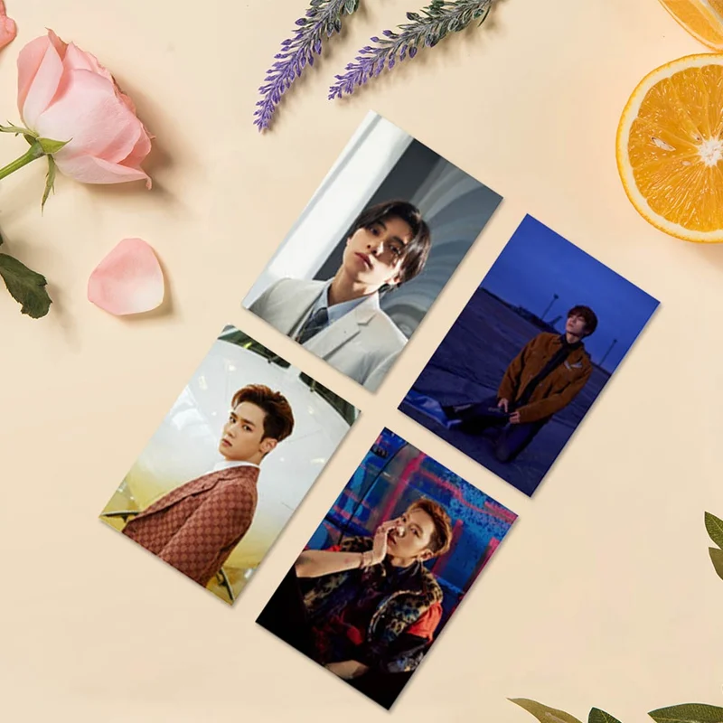 8 шт./компл. поп НЗТ WAYV фото Stikcy карты Winwin Lucas с украшением в виде кристаллов