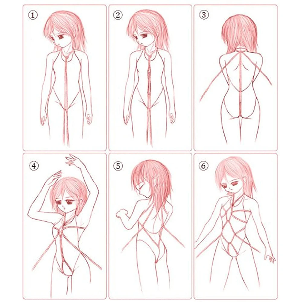 БДСМ SM игрушка реквизит для бондажа Высококачественная шелковистая японская