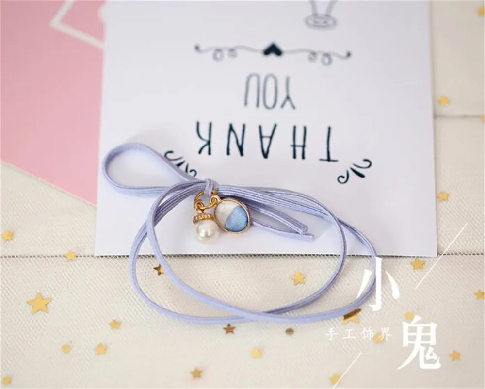 1 шт. Милая веревка для волос в стиле &quotЛолита&quot &quotгалактика&quot &quotзвезда&quot