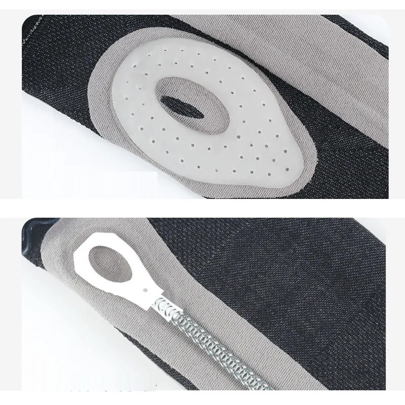 

1 PC Compression Spring Knee Brace For Arthritis Pads Support Running Basketball Protection Gear Silicone Collision Kneepads