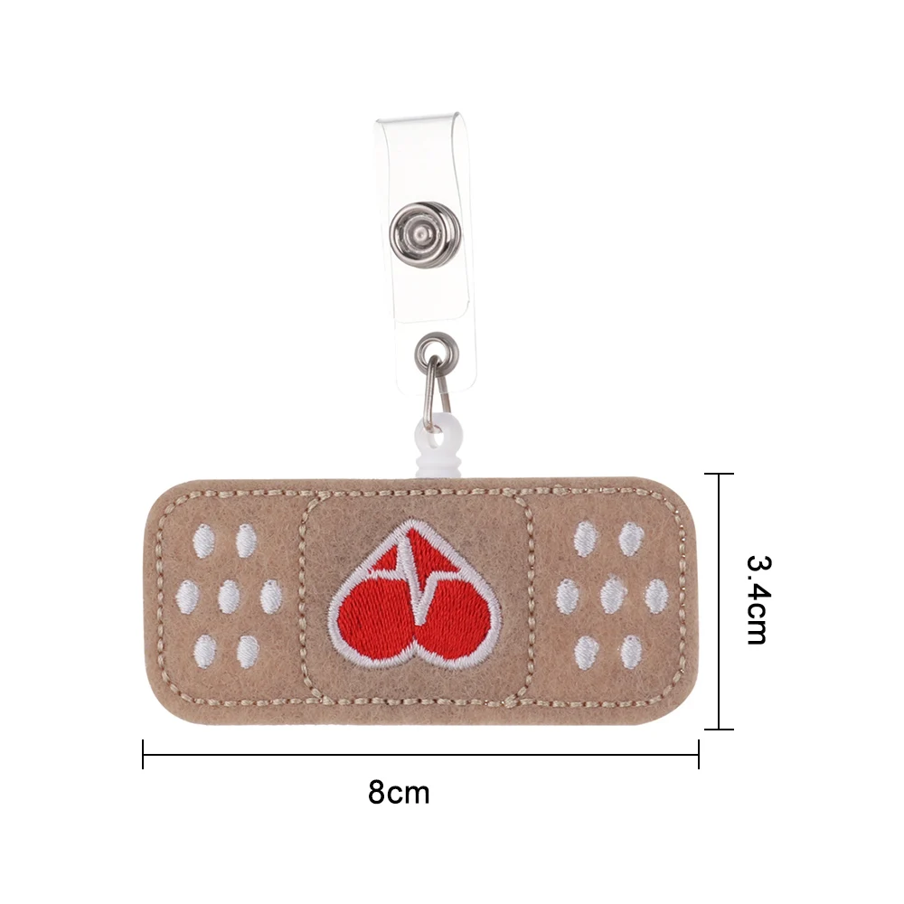 Новинка 1 шт. медсестер брелок для ключей бейджа клип выдвижной держатель значка
