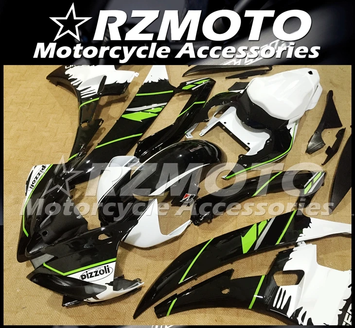

Injection Mold New ABS Motorcycle Fairing Kits Fit For Yamaha YZF 600 R6 2006 2007 YZF-R6 Fairings set custom Black White Green