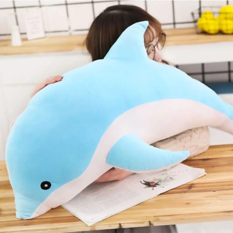30 100 см Kawaii мягкое чучело дельфина PP Хлопок животное Nap Подушка девушки подарки