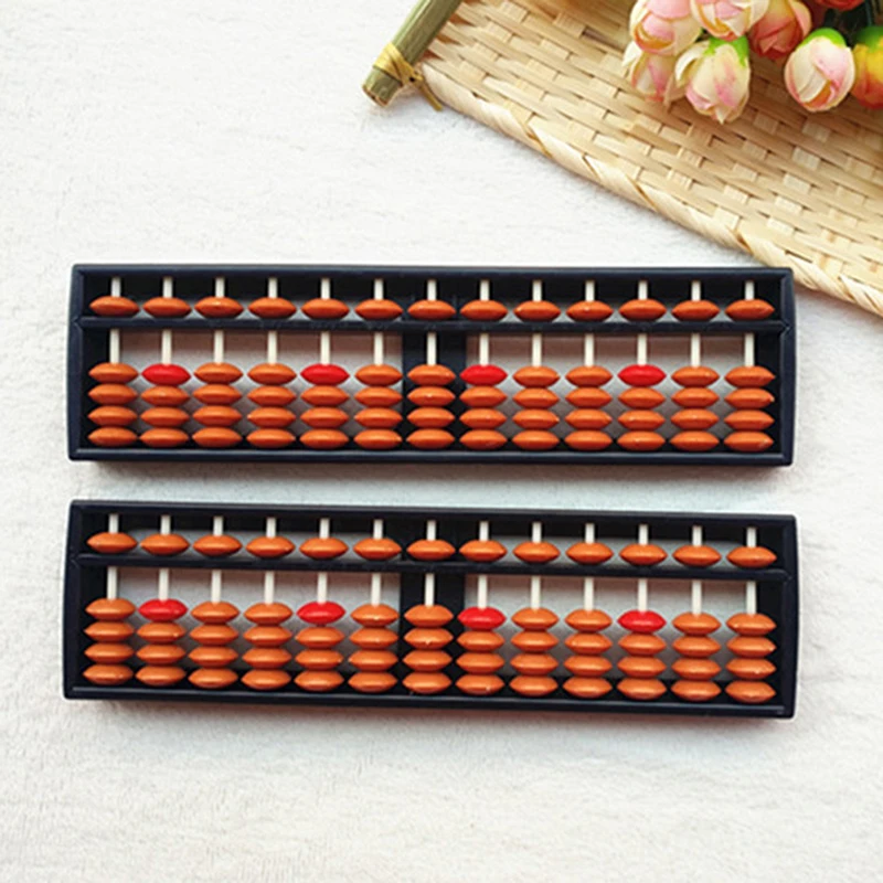 

13 Digits Abacus Kid School Learning Math Arithmetic Tool Chinese Traditional Abacus Educational Toys For Children
