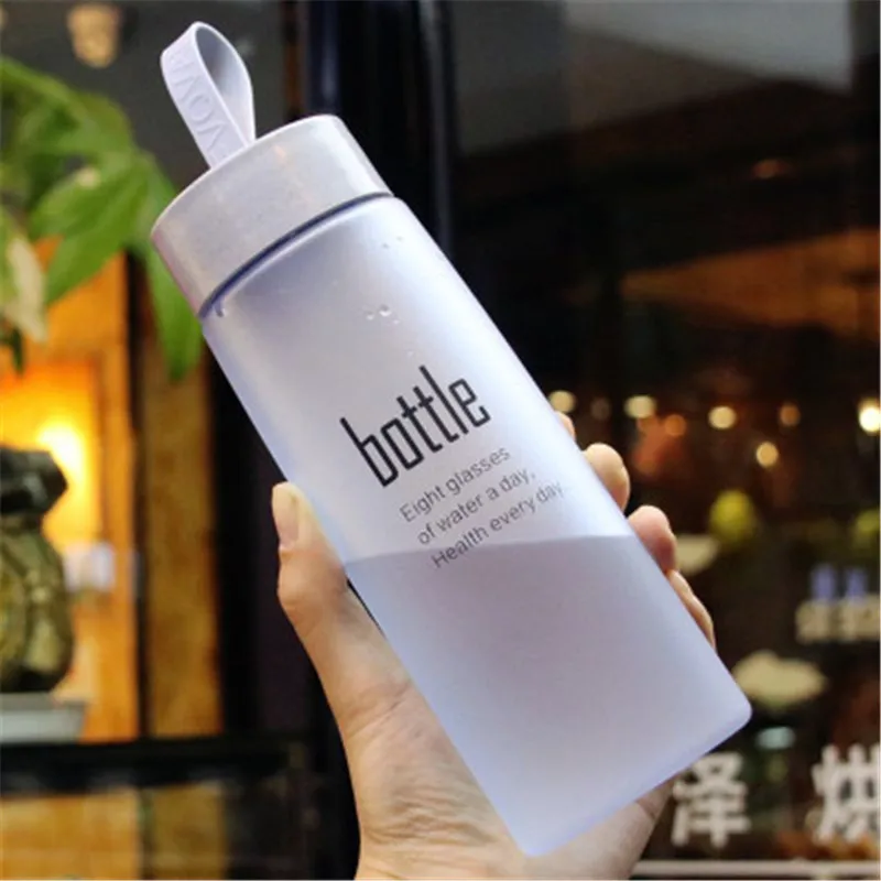 BPA бесплатная бутылка для воды пластиковая Спортивная скраб герметичная