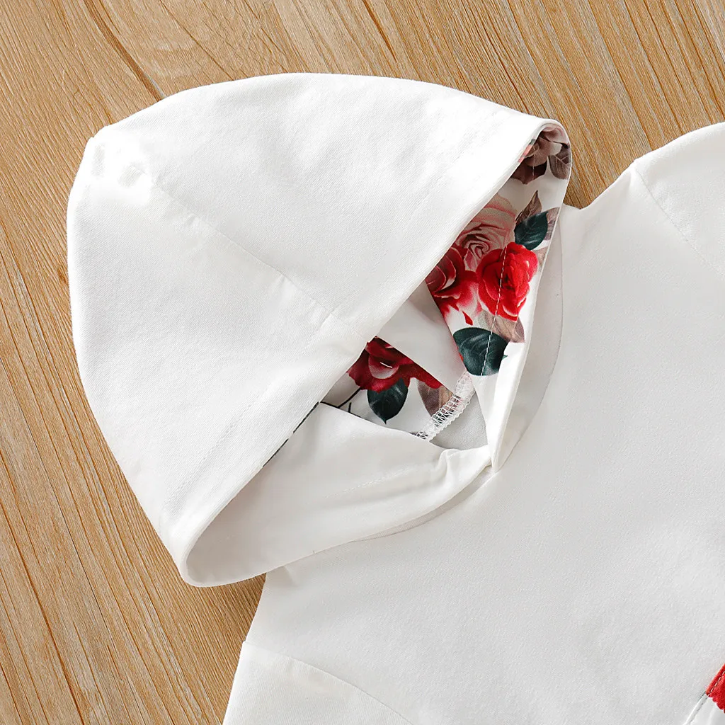 Одежда для новорожденных девочек осень 2019 комплект из 3 предметов с цветочным