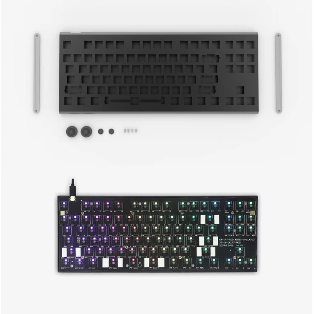 Ranger RGB печатная плата 87 клавиш полностью алюминиевый сплав корпус клавиатуры