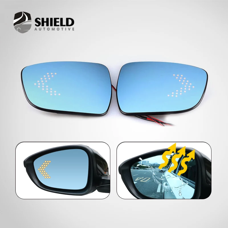 Автомобильный светодиодный боковое зеркало комплект линз стекло заднего вида