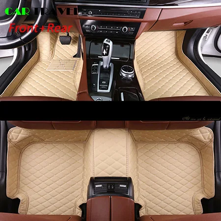Beige Кож специальные автомобильный коврик для Mazda все модели mazda 3, 5, 6, 8 лет, CX-5 CX-7 MX-5 CX-9 CX-4 atenza стайлинга автомобилей, автомобильные аксессуары - Название цвета: Beige