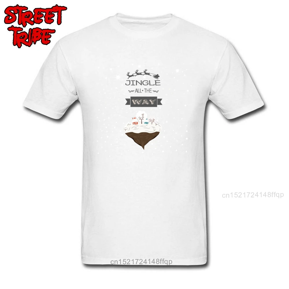 Рождественская футболка Мужская с принтом Земля на Рождество зимние топы черные