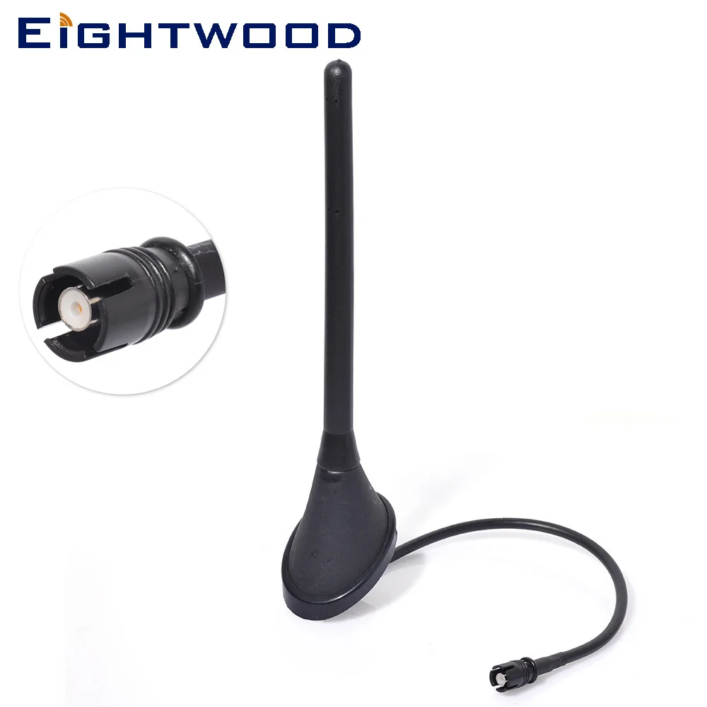 Eightwood Auto Radio AM FM Roof Antenna with RAKU II RAKU2 Connection 16V For CITROEN OPEL PEUGEOT SEAT SKODA VOLVO Until 2004