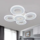 Современная светодиодная люстра, акриловый светильник для спальни, домашний декоративный светильник, интерьерное освещение, потолочная лампа