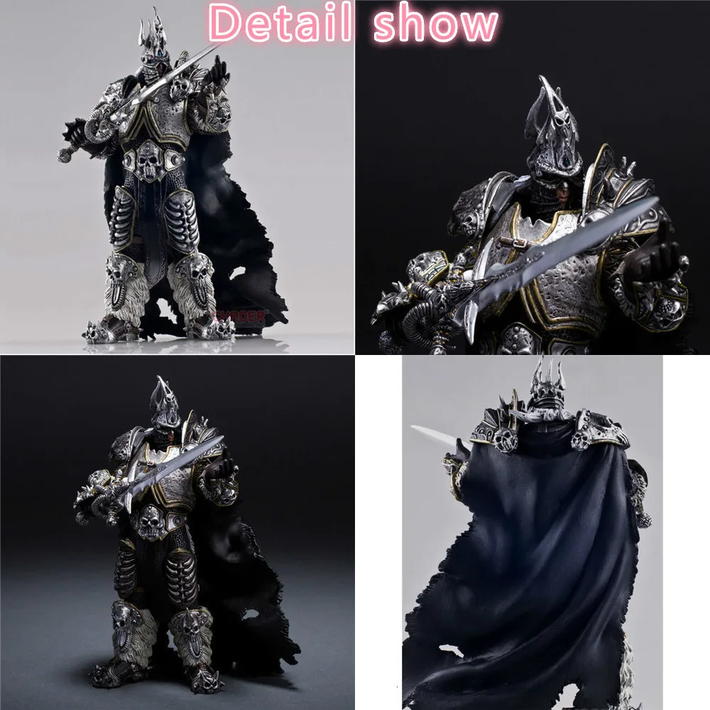 Новая модель Hand Do World-Of-Warcraft, 7 дюймов, коллекционные статуэтки, фигурка героя из мультфильма Lich King Alsace