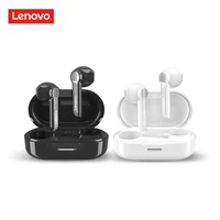 lenovo ht08 bluetooth earphones wireless headphone stereo sports waterproof earbuds touch control headsets with mic charging box