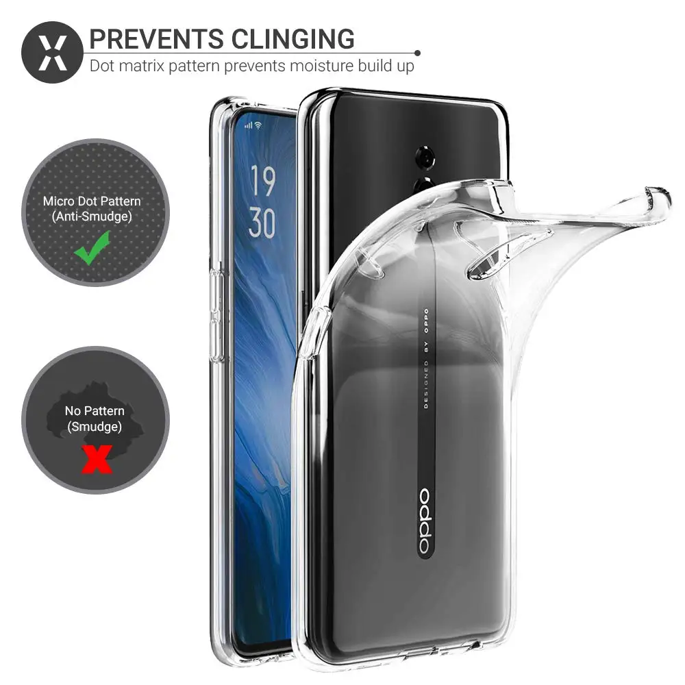 OPPO Reno Case Ultra Thin Clear Soft TPU Case For OPPO Reno 10X Zoom 5G Reno Z 2 F Realme 3 5 Pro Q X2 XT A9 A5 K5 A1K