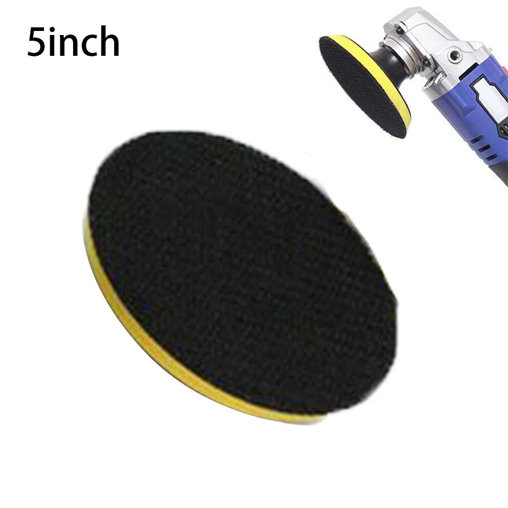 Полировальная подложка пластины профессиональный черный 1 шт. 3/4/5/6/7 дюймов крюк и