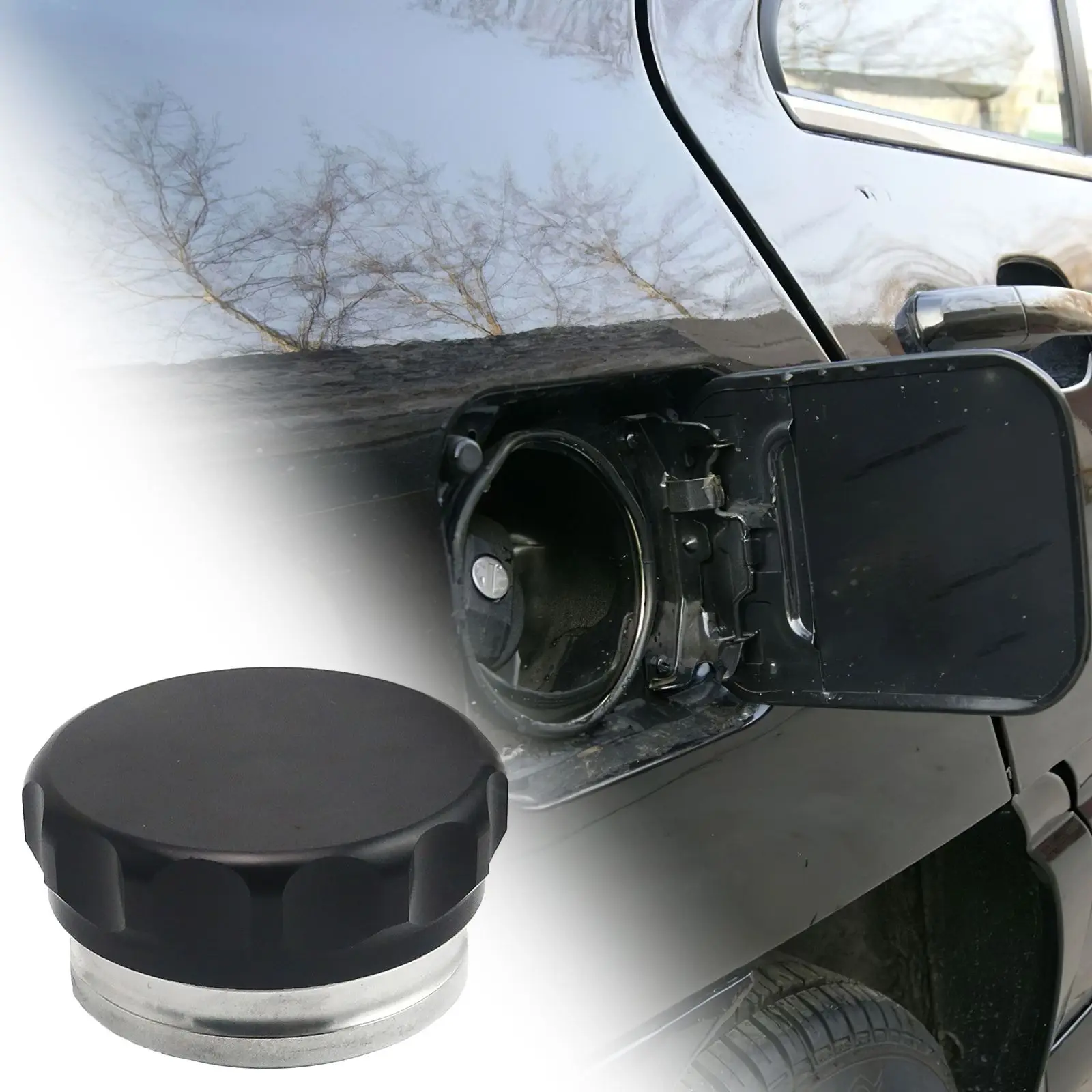 

2021 Auto Oil Tank Cap Aluminum Alloy Fuel Tank Cover Car Gas Tank Filler Fine Oil Tank Cap Replacement for Oil Tank Fuel Tank