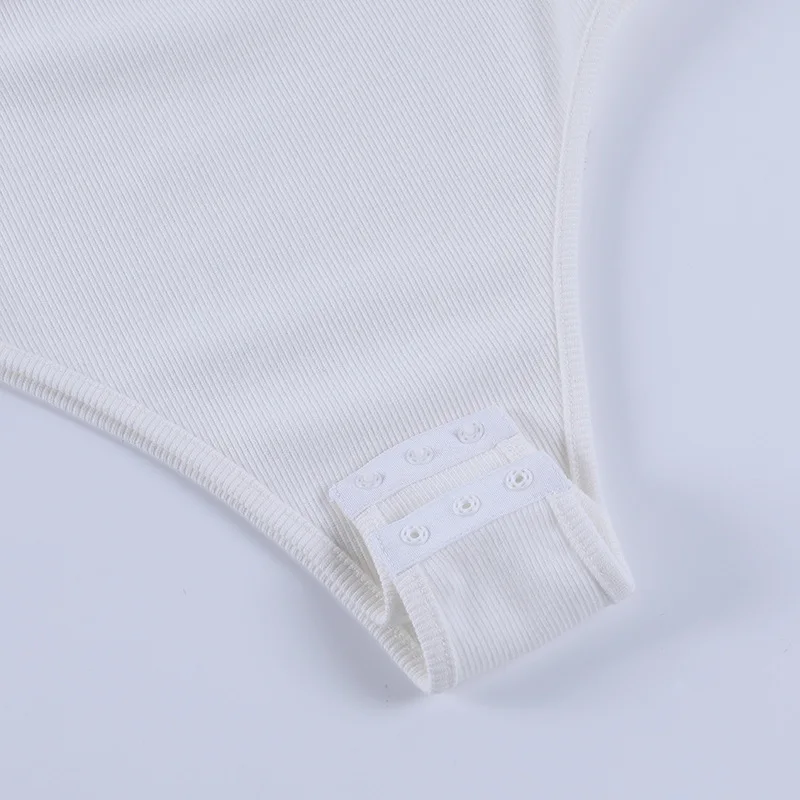 

2021 O-Neck Bodysuit Women White Backless Sleeveless Black Summer Basic Body Tops Casual Body Top Patchwork Casual Bodysuits