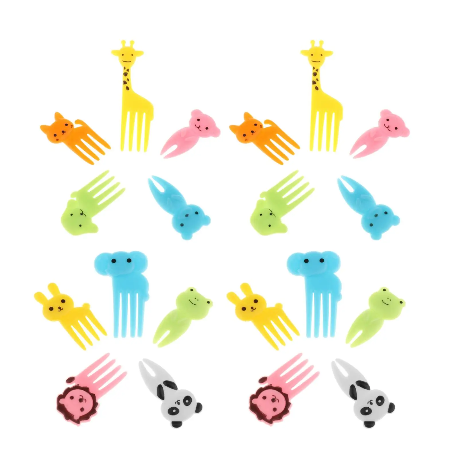 

10 шт. мультфильм бенто ланч бокс вилки маленькие вилки десертных вилок для выпечки, вечерние
