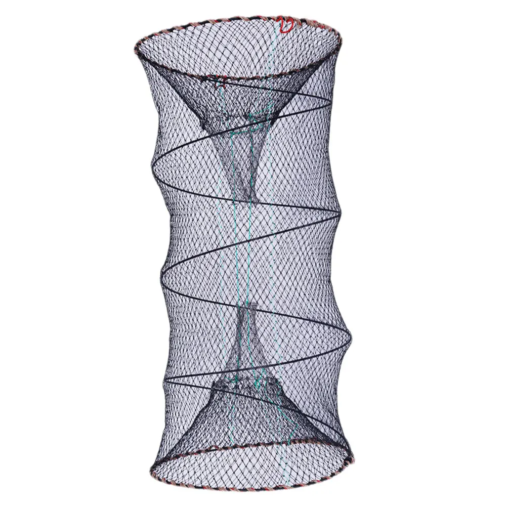 Прочная рыболовная сеть Складная сетка для приманки портативная клетка креветок