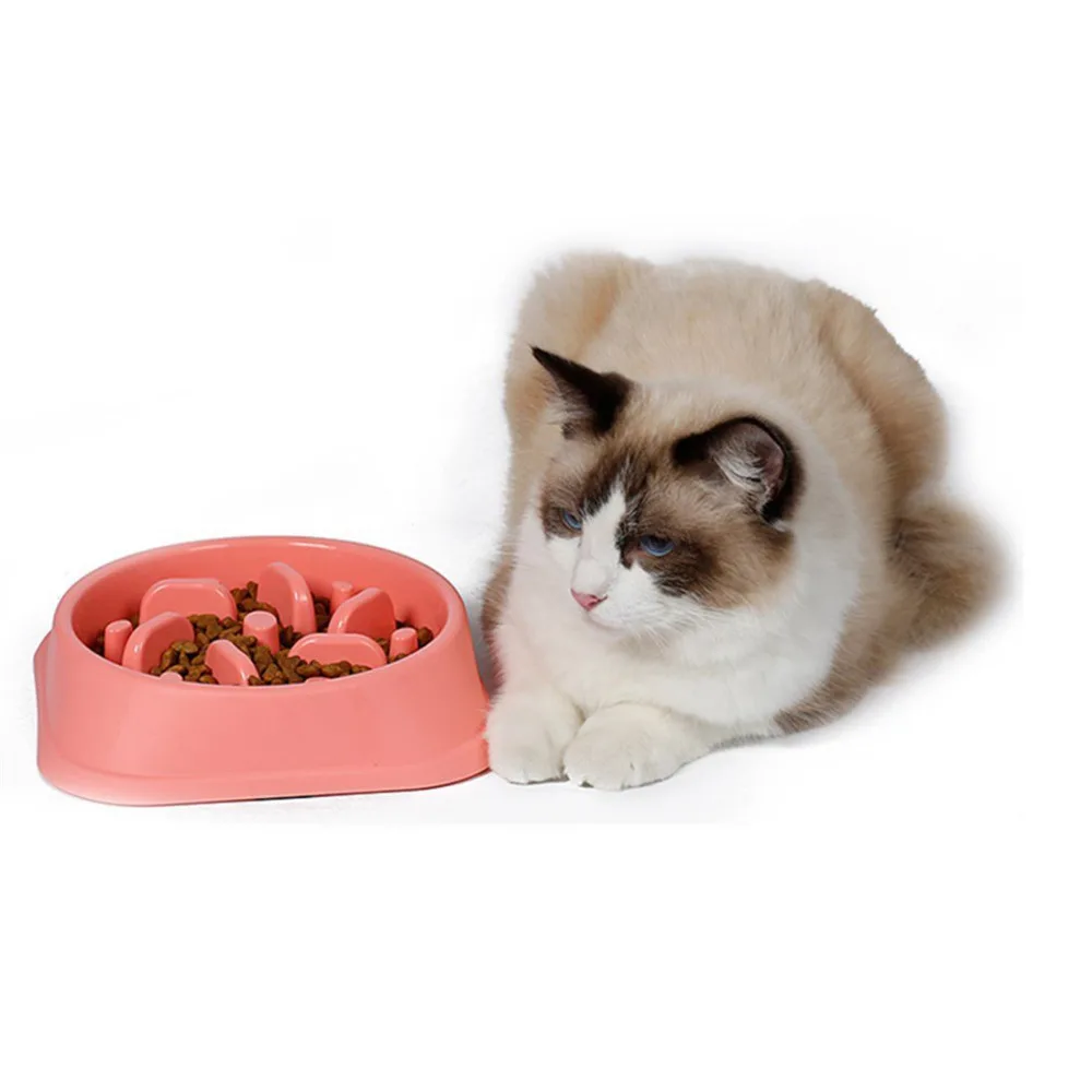 Новое 1 шт. медленное устройство для кормления собак анти шок глотание прочный ABS