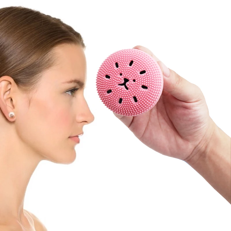 Beauty Face Skin Care Cleaning Tools Cute Octopus Jellyfish Facial Cleansing Brush Puff Massage Exfoliating Wash Tool | Красота и
