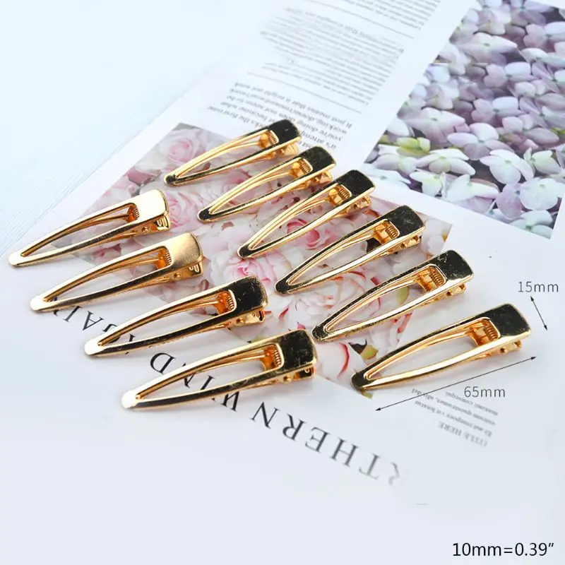 

1 Set Crystal Epoxy Resin Mold Hair Clip Barrette Hairpin Casting Silicone Mould 875B