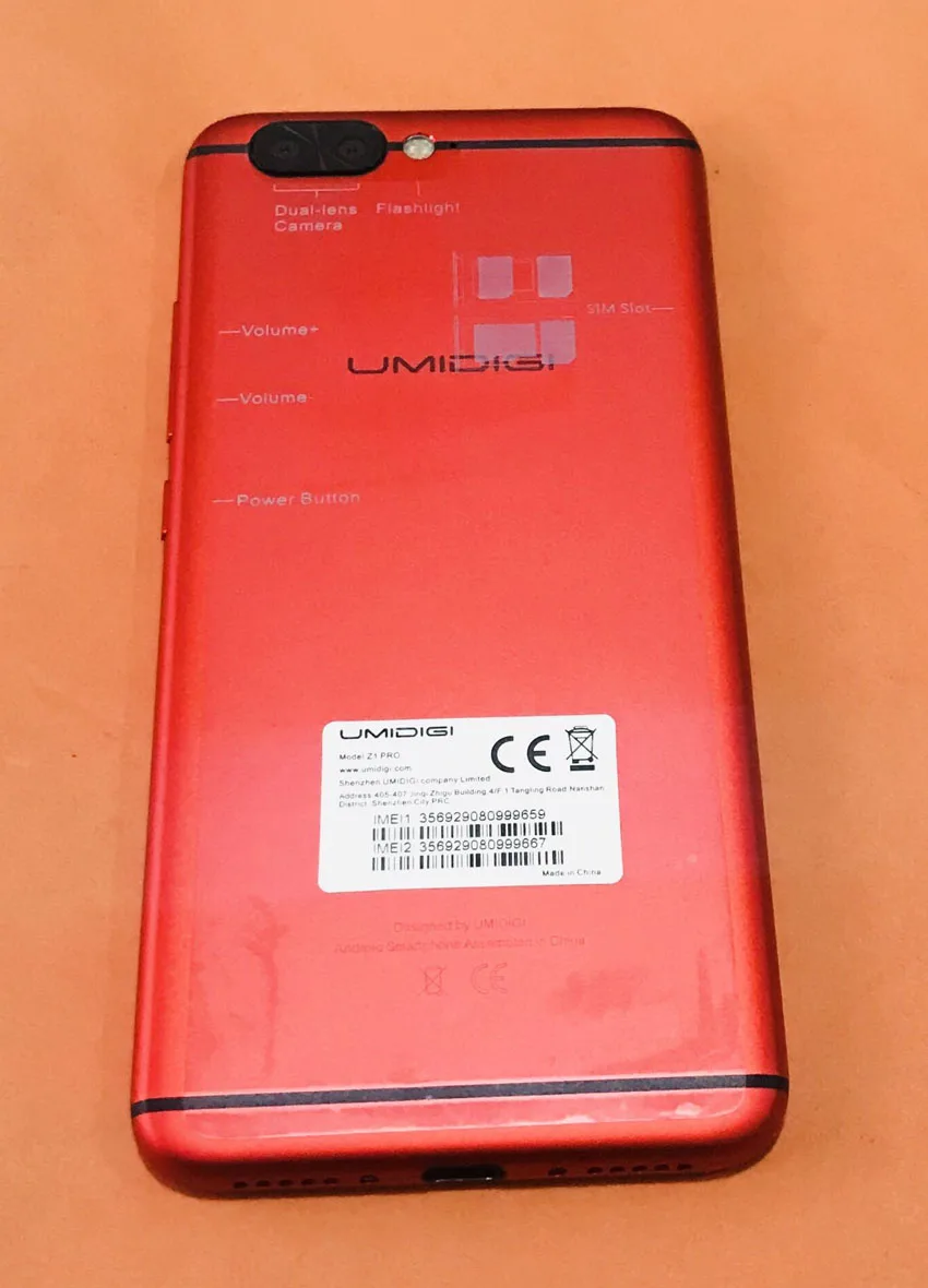 

Used Original motherboard 6G+64G mainboard+touch screen+frame for UMIDIGI Z1 Pro MTK6757 Octa Core 5.5 inch FHD Free Shipping