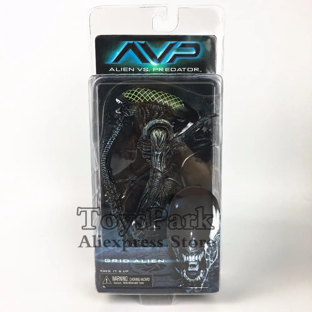 Экшн фигурка инопланетянина 7 дюймов Avp GRID инопланетянин против хищника серия NECA