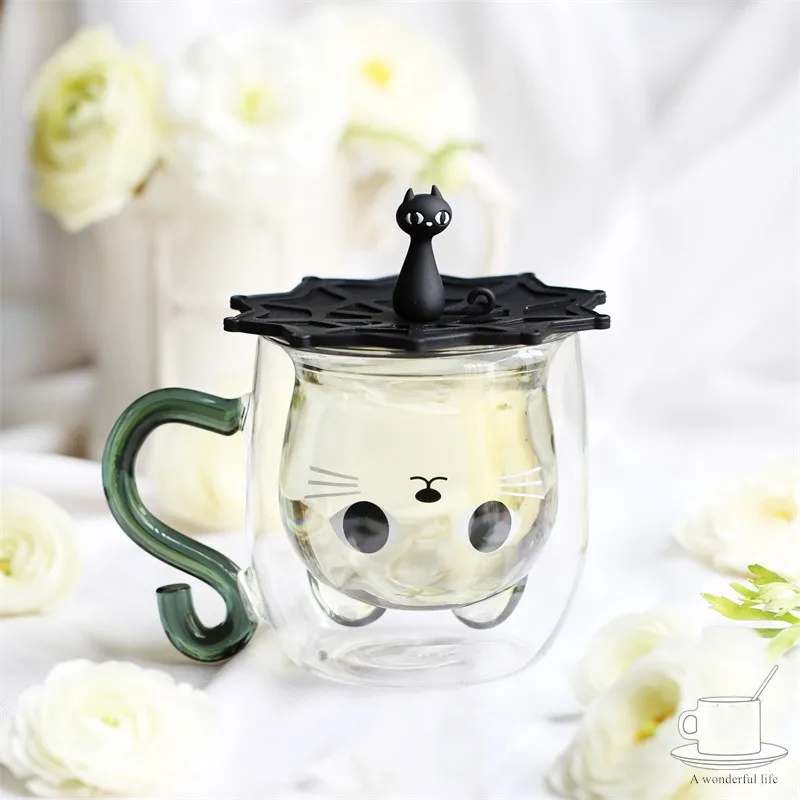 Кофейные кружки с двойными стенками креативные для кофе молока чашки чая крышкой