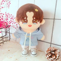 20cm doll outfit plush dolls clothes sweater pants shoes stuffed toys dolls accessories for korea kpop exo idol dolls gift
