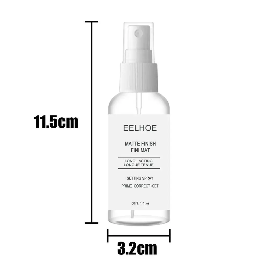 

50ml Matte Long Lasting Whitening Styling Spray Natural Control Base Oil Moisturizing Spray E8K0