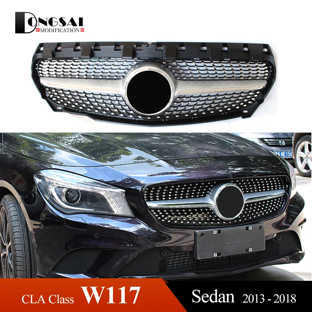 Panamericana GT стиль бриллианты CLA45 вид решетка для Mercedes CLA класс Benz W117 C117 4 двери купе X117 стрельба тормоз