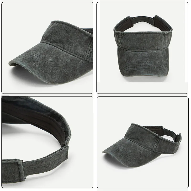 

New Visor Hat Summer Women's Golf Sun Hats Baseball Caps Adjustable Size Viseira Beanies Beach Empty Top Cap Sports Cap