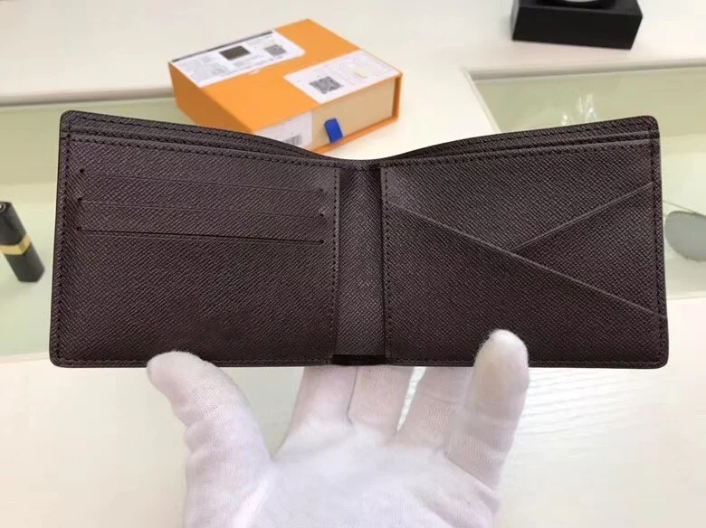 

Luxury wallet men's fashion card wallet made of high quality canvas