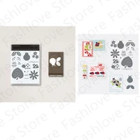 hello ladybug metal cutting dies and clear stamps for diy scrapbooking card album photo making crafts stencil 2022 new arrival