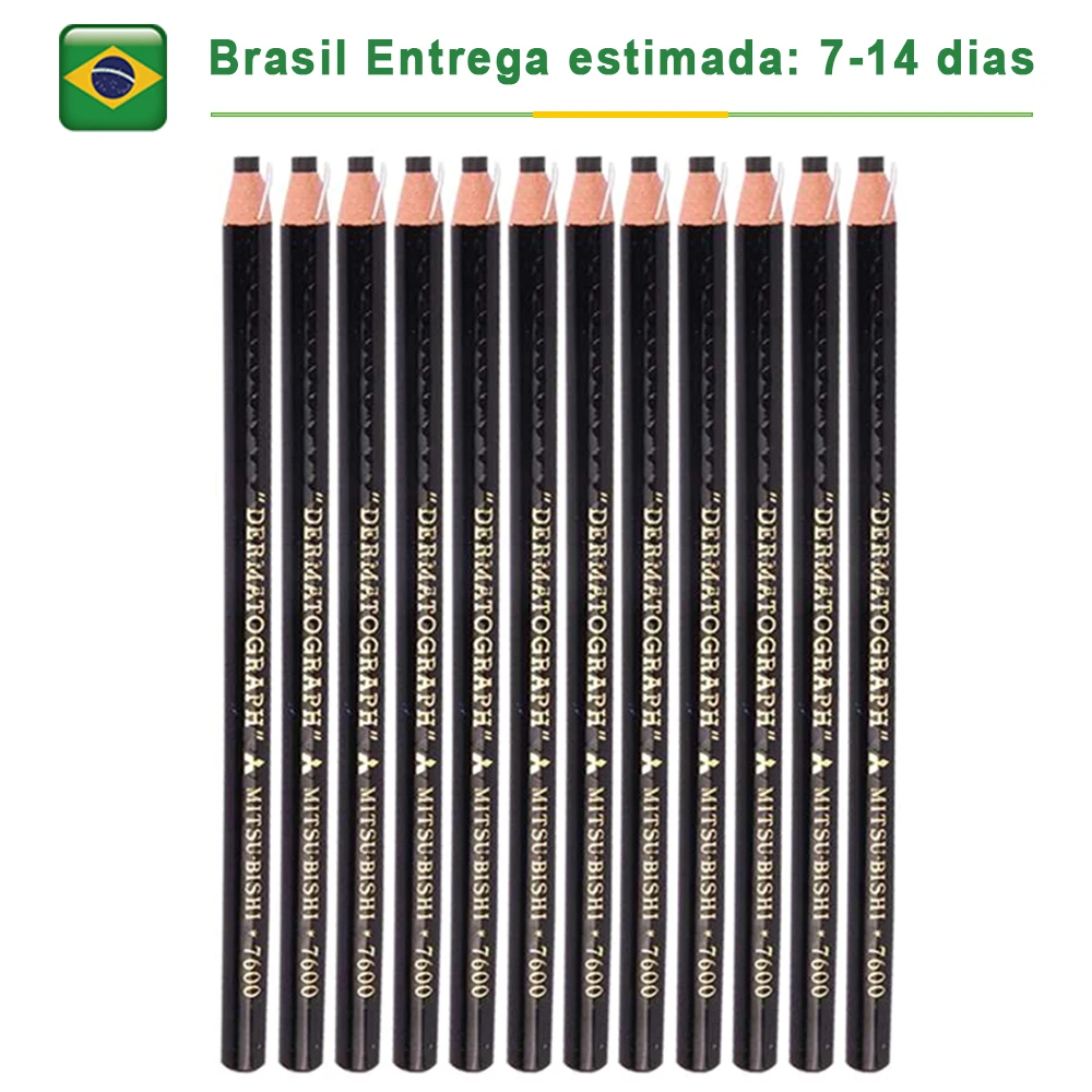 2 шт./1 шт. карандаш для макияжа бровей японский белый черный дермограф 7600