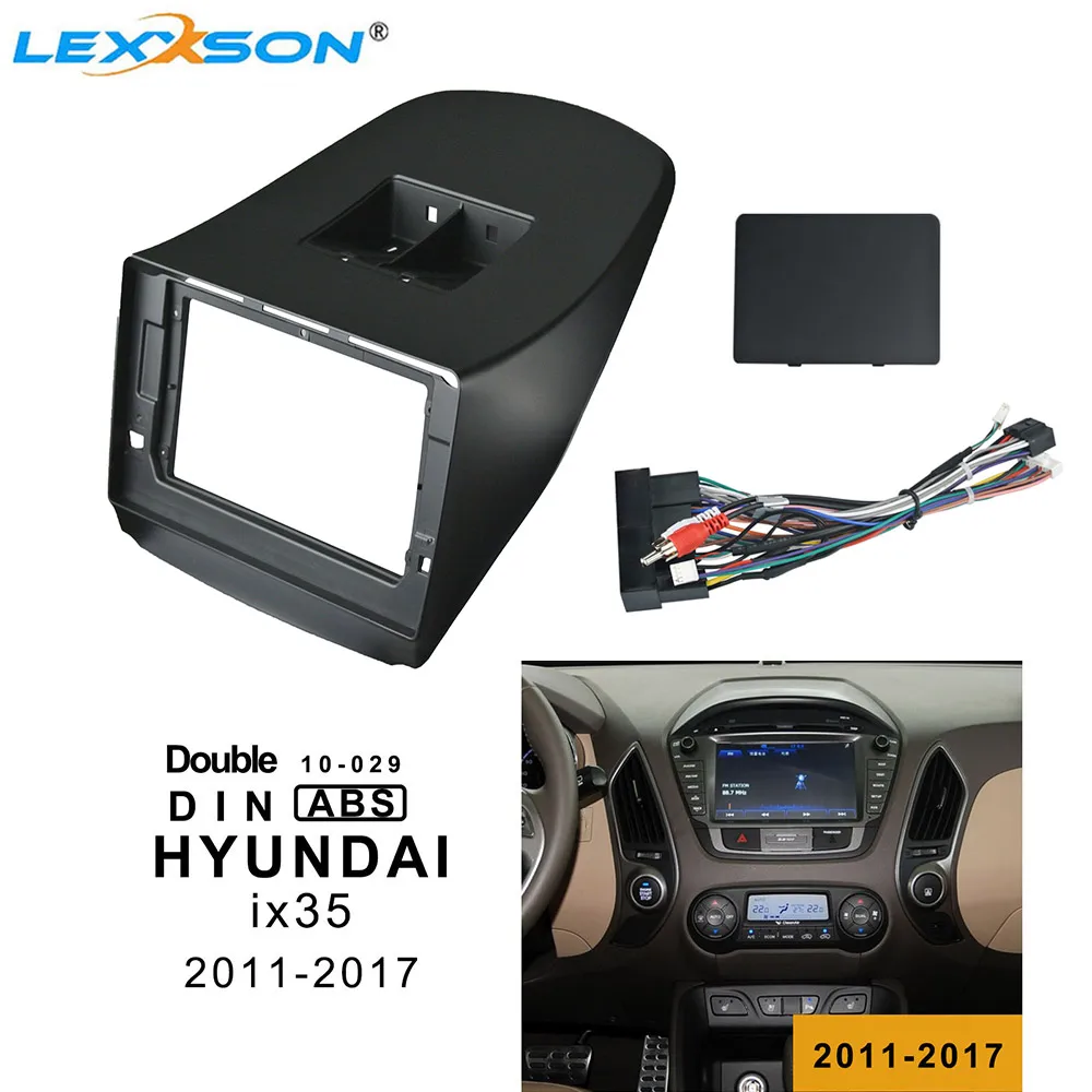 10 1 дюймовая Автомобильная панель для HYUNDAI IX35 2011 2017 двойная Din рама Dvd Установочная