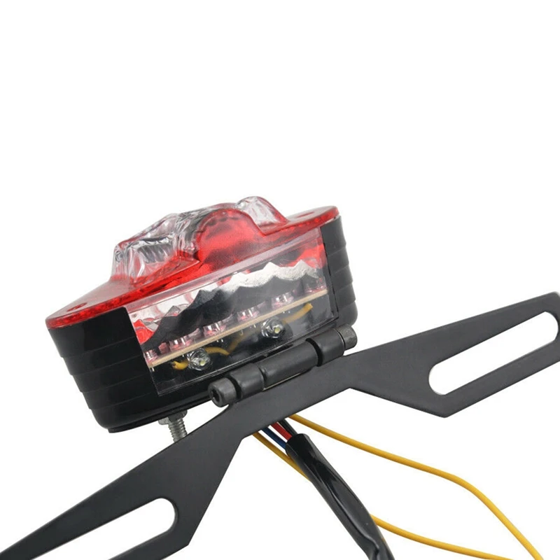 

Universal 12V Motorcycle Taillight Rear 3D Skull Face Tail Light with Signal Light for Motorcycle