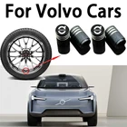 4 шт.компл. RDESIGN эмблемы колпачки клапанов автомобильных колесных шин Пылезащитная Крышка Для Volvo V40 V60 C30 S60 S80 S90 XC60 аксессуары для автостайлинга