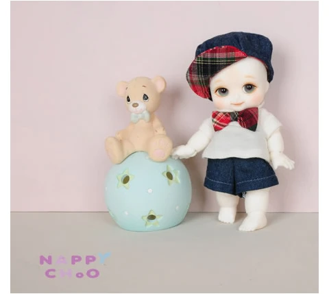 Полный набор высшего качества 1/12 bjd Детская кукла подгузник choo кукла милый младенец лучший подарок манекен детская игрушка