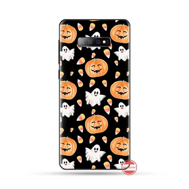 Милый маленький призрак с тыквой на Хэллоуин чехол для телефона Samsung S6 S7 edge S8 S9 S10 e