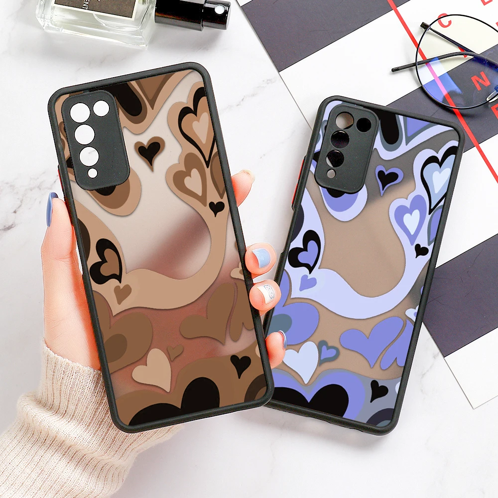 

OPPO Realme GT Neo Case For OPPO Realme C21 8 Pro 8i C25 C21Y C25Y C12 C15 C20 V13 Hard Cover Camera Protection Love Heart Funda