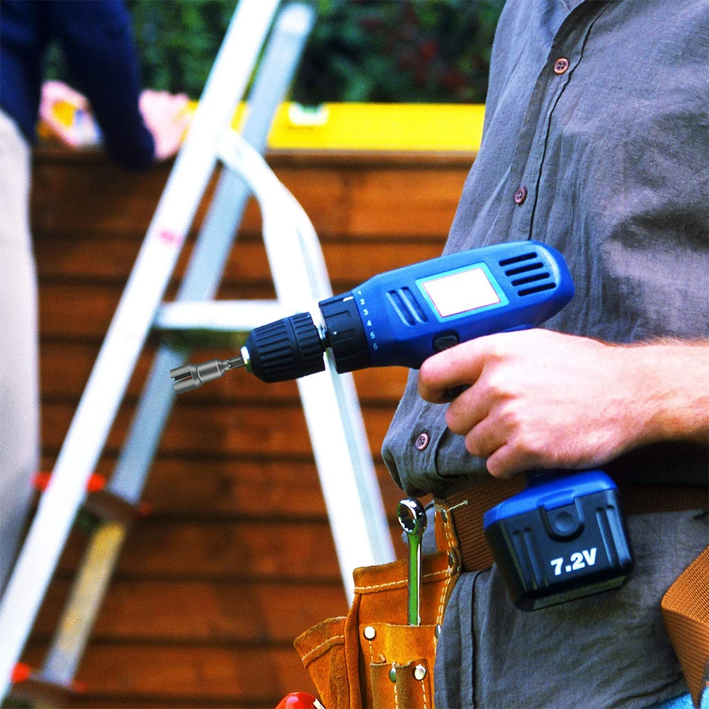 65mm Nut Driver Drill Bit Slotted 1/4'' Hex Shank Handle Electric Screwdriver Socket Wrench Adapter Power Holder | Инструменты