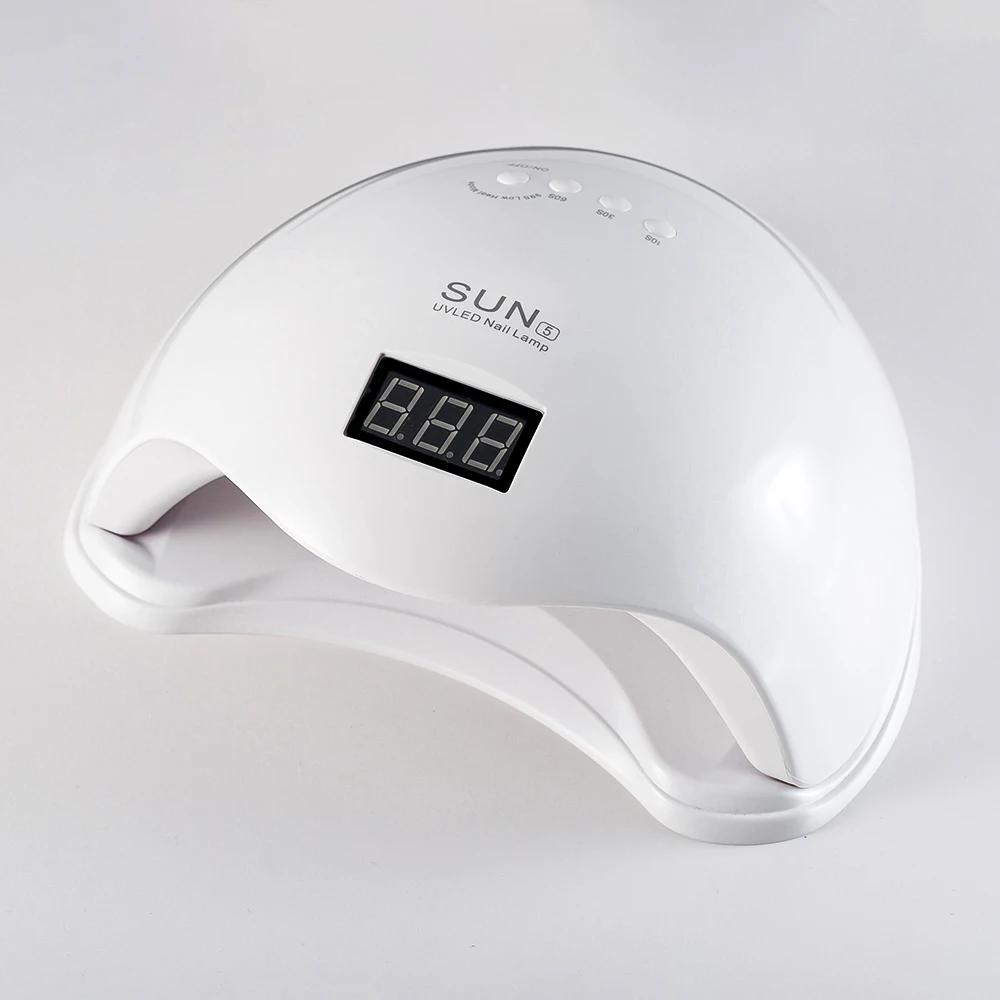 RainSolid SUN5 48 Вт Сушилка для ногтей УФ светодиодный для ногтей лампа отверждения Гель-лак быстрая сушка с автоматическим датчиком маникюрная лампа для салона