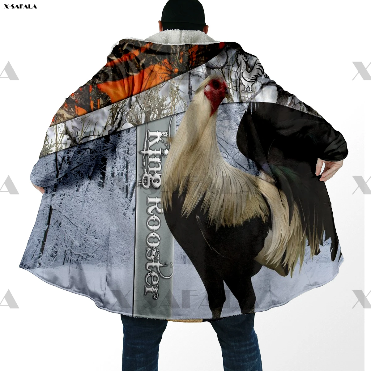 Толстовка с капюшоном История наследия Американский аборигенный принт длинный