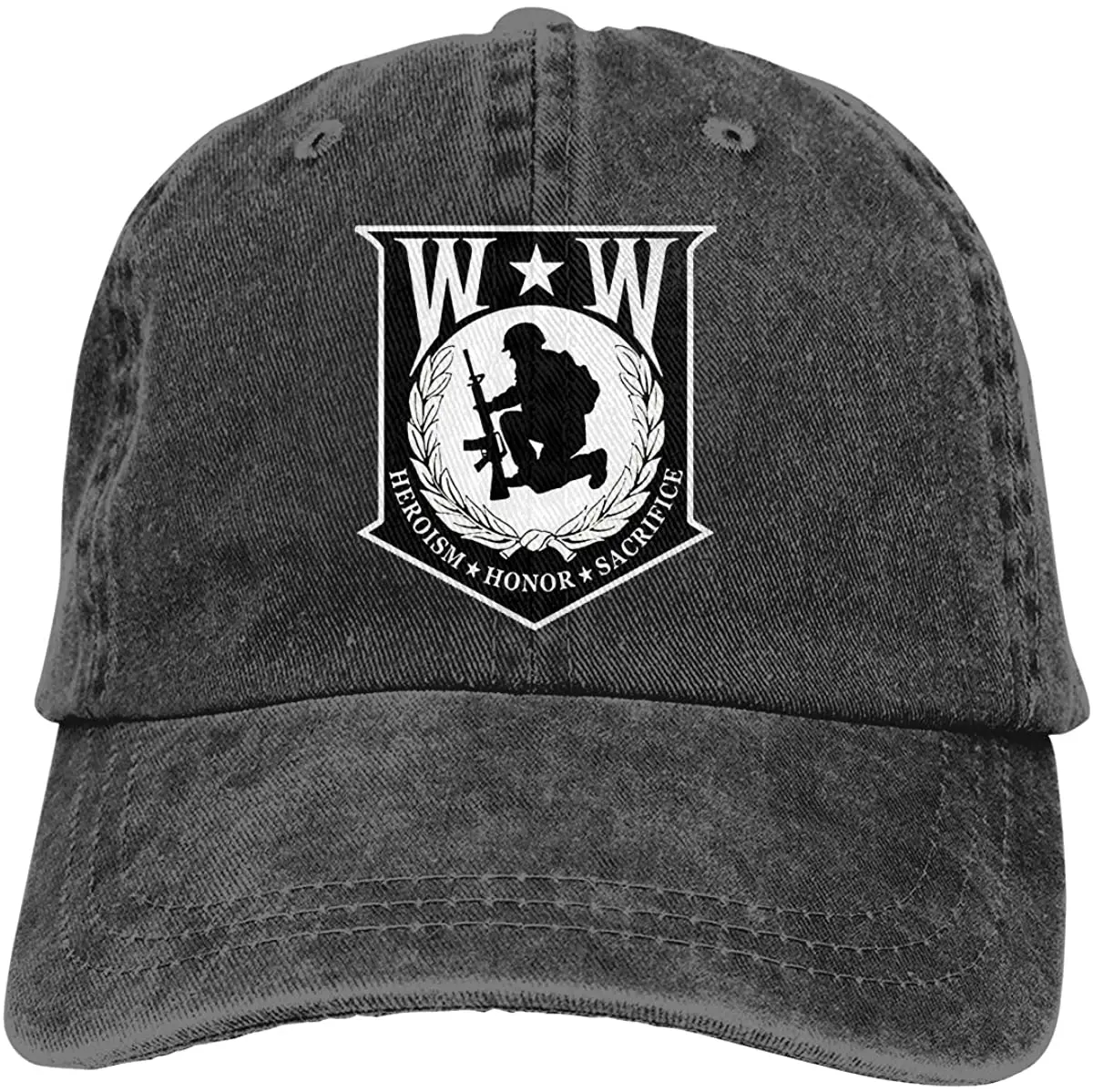 

Wounded Warrior Project Unisex Soft Casquette Cap Vintage Adjustable Baseball Caps